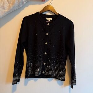Sparkly cardigan sweater